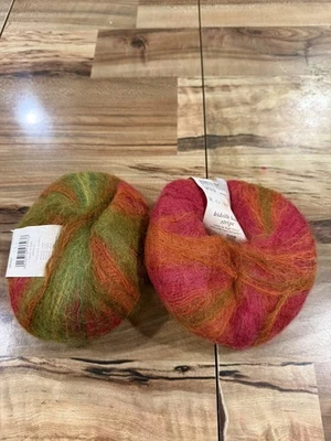 Rowan Kidsilk Haze #205 Multicolored Mohair Silk Yarn  2 Skeins 459 yds each - Image 1 of 4