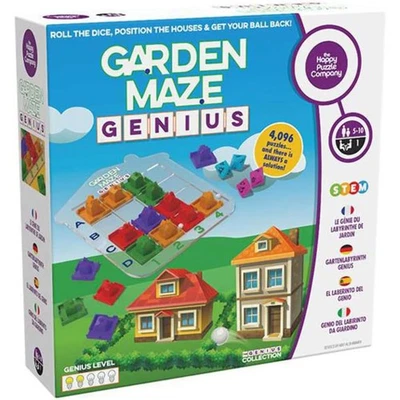 Happy Puzzle Company | Garden Maze Genius 4,000 Puzzles To Solve | Ages 5 to 10 - Image 1 of 2
