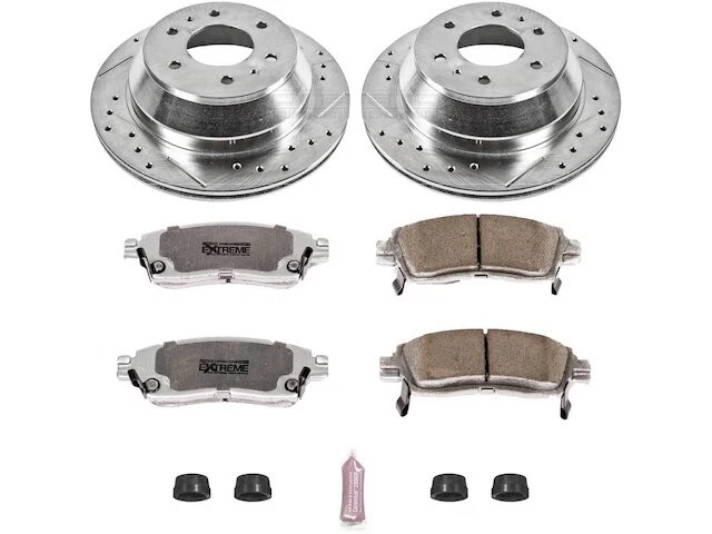 Kit de pastillas de freno trasero y rotor para Chevy Trailblazer EXT 2003 2002-2006 KQ976HJ Foto 1 de 1