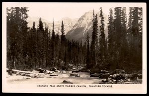 Postcard BC British Columbia Marble Canyon Stanley Peak RPPC - Bild 1 von 2