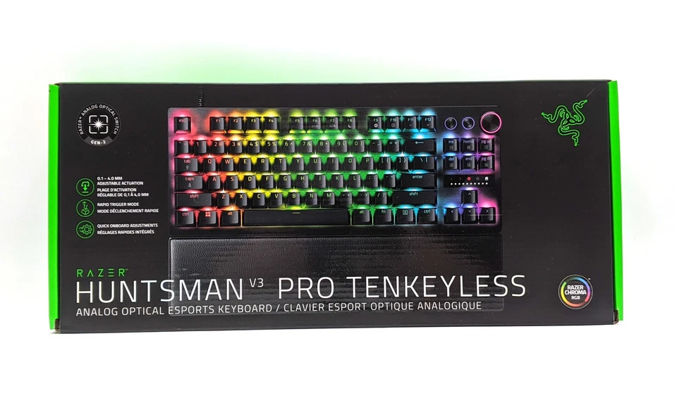 Razer Huntsman V3 Pro TKL Wired RGB Gaming Keyboard RZ03-04980200-R3U1 - Image 1 of 4