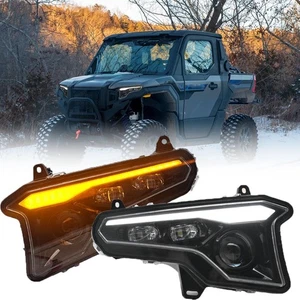 for Polaris XPEDITION XP/XP 5/ADV/ADV 5 2024-Up LED Headlight DRL w/Turn Signal - Picture 1 of 16