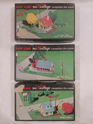 Lote de kit modelo de ferrocarril mini pueblo calibre N realista casa ranchero dormitorio NUEVO Foto 1 de 4