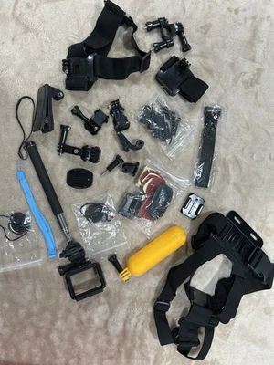 Large Assorted Lot of Go-Pro/action camera Accessories Bundle-Chest Mount-& more - Image 1 of 4