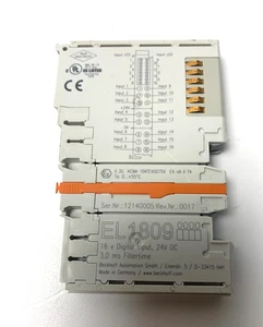 Beckhoff EL1809 Digital Input Terminal 24V DC Module 16 CH - Picture 1 of 3
