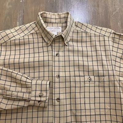 CC Filson Shirt Mens Medium 100% Wool Vintage Overshirt Jac Long Sleeve Plaid - Image 1 of 4