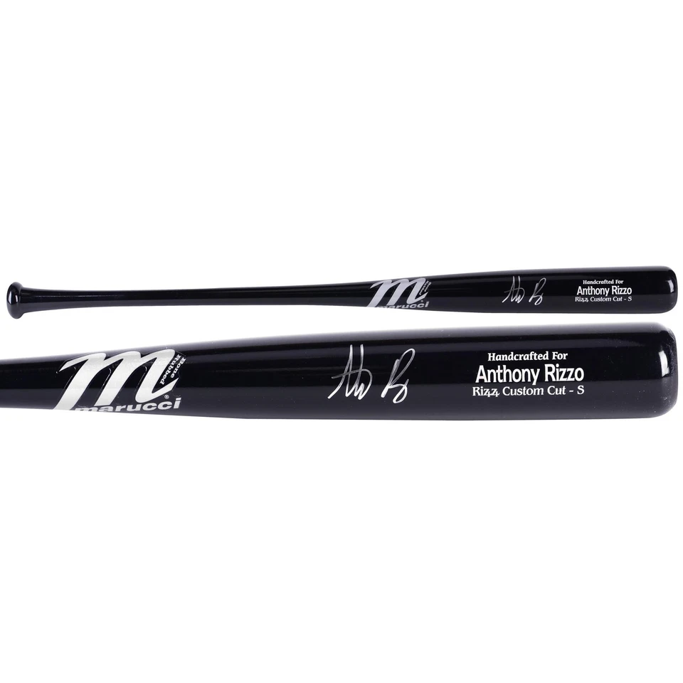 Anthony Rizzo New York Yankees Autografiado Negro Marucci Juego Modelo Bate Foto 1 de 1