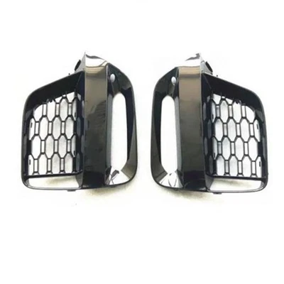 Capas de grade de neblina de para-choque dianteiro pretas para carro BMW X3 G01 X4 G02 2018+ 51118092757 - Imagem 1 de 4