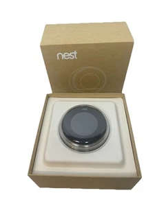 Nest 2nd Generation Learning Silver Programmable Thermostat - Picture 1 of 17