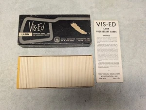 Vis-Ed Latin vocabulary cards - Picture 1 of 1