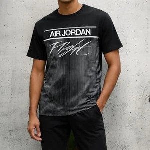 Camiseta vintage Air Jordan Flight blanca y negra para niños - Imagen 1 de 9