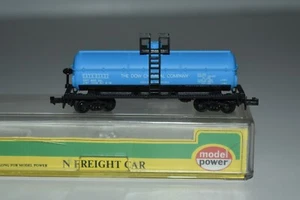 N Scale Model Power 3455 DOW Chemical Single Dome Tank Car 62432 C26579 - Picture 1 of 3