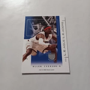 2003-04 Fleer Skybox Limited Edition LE LEAGUE LEADERS #LL4 ALLEN IVERSON 76ers - Bild 1 von 6