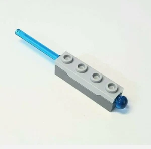 *NEW* Lego Blue Missile Laser Spring loaded Launcher Rocket w Grey Brick x 1 - Picture 1 of 2