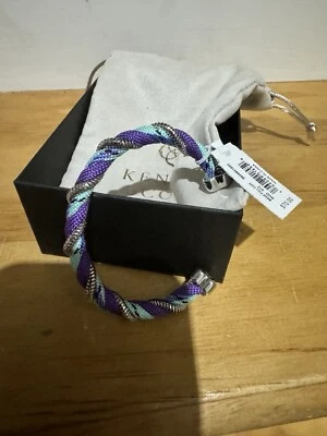 NUEVO Brazalete Completo Textil Kendra Scott MEZCLA TURQUESA MAISIE Foto 1 de 3