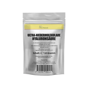 Hyaluronsäure 10 Gramm Ultra Niedermolekular Kosmetik Qualität Hyaluron Pulver - Bild 1 von 6
