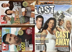 *LOT of 3* LOST - Official Magazine #1 Premiere Collector’s Issue and TV Guides - Picture 1 of 14