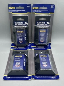 200-Pack Irwin Heavy Duty Utility Knife Multipurpose Use Razor Blades IWHT11921L - Picture 1 of 10