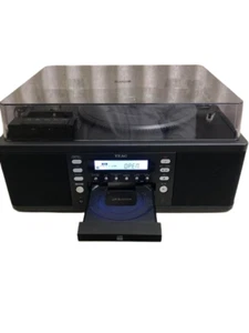 TEAC LP-R550USB-B CD Recorder Turntable Cassette Player Black USB Very Good - Picture 1 of 4