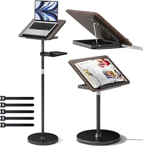 2 in 1 Verstellbarer Buchständer - Dual-Use Boden und Schreibtisch Buchhalter Ständer,... - Bild 1 von 9