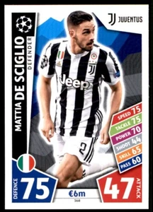 Match Attax Champions League (2017-2018) Mattia De Sciglio Juventus No. 368 - Picture 1 of 2