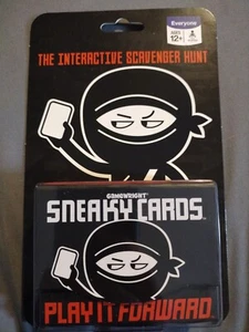 Gamewright SNEAKY CARDS-55 Card Interactive Scavenger Hunt - ENDLESS FUN FOR ALL - Picture 1 of 3
