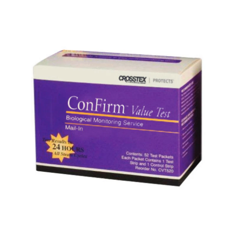 CROSSTEX CONFIRMAR VALOR PRUEBA CORREO EN ESTERILIZADOR MONITOREO 2 TIRAS 52/BX CVT520 Foto 1 de 1