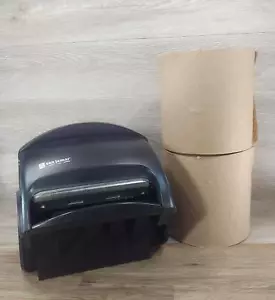 San Jamar Integra Hebelrolle Handtuchspender Freisprecheinrichtung mit 2 Papiertuchrollen - Bild 1 von 10