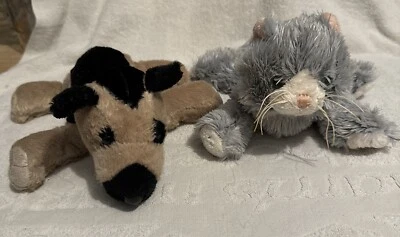 Ganz Webkinz German Shepherd Puppy & Grey Kitten Plush Stuffed Animal Toy - Image 1 of 4