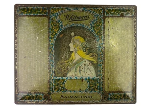 Vintage Whitman's Candy Chocolate Tin Candy Box - Art Nouveau, Salmagundi - Picture 1 of 7