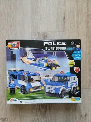 Block Tech Grafix Police Men Swat Squad 310 Piezas Juguete de Construcción Juego de Actividad Foto 1 de 3