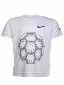 Nike Dri-FIT Geo Soccer Ball T-Shirt Toddler Boy's Short Sleeve Crew Neck - Picture 1 of 6