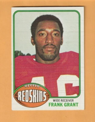 Frank Grant Washington Redskins 1976 Topps #151 Newark New Jersey 7U - Image 1 of 2