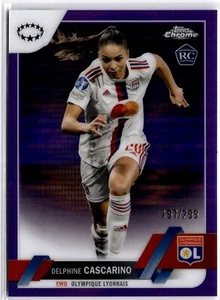Delphine Cascarino 2022-23 Topps Chrome Women's Purple Refractor #36 #197/299 - Picture 1 of 2