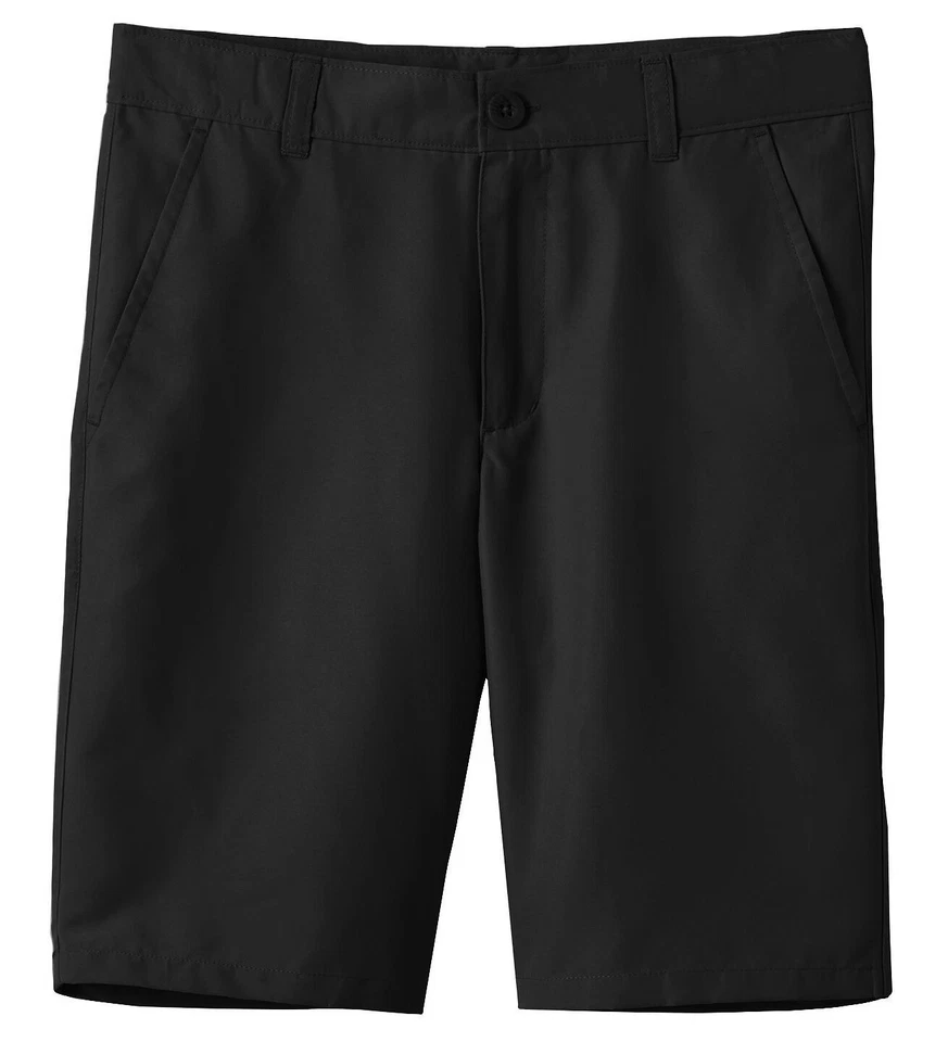 CHAPS 卡其短裤黑色全新带标签男孩 16 可调腰部制服 — 第 1/1 张图片