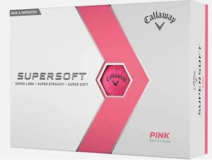 Palline da golf Callaway Supersoft - lunga distanza e sensazione ultra morbida confezione da 12 ROSA - Foto 1 di 3