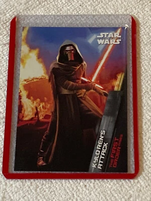 2015 Topps Star Wars The Force Awakens Series One First Order Rises #FO1 NM Card - Image 1 of 2