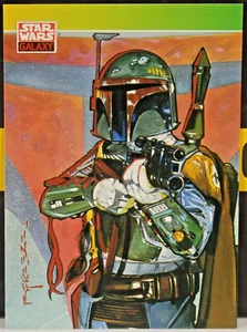1993 Topps Star Wars Galaxy Series 1 Boba Fett #127 - Bild 1 von 2