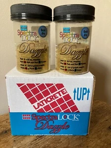 Laticrete Spectralock Dazzle gold - grout additive - 2 x 180 ml (9 oz total) - Picture 1 of 5