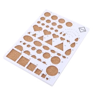 (White)Paper Craft Template Board Tweezer Pins Slotted Pen Quilling Tools . - Picture 1 of 5