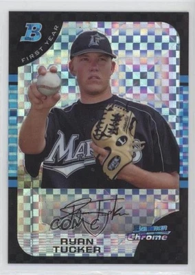 2005 Bowman Draft Chrome X-Fractor /250 Ryan Tucker #BDP109 Rookie RC - Image 1 of 2