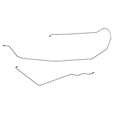 2006-2013 Chevrolet Impala Disc w/ABS Rear Axle Brake Lines w/o Flex Stainless - Image 1 of 4