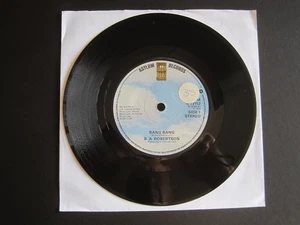 B.A. ROBERTSON - BANG BANG - 7" 45 rpm vinyl record - Picture 1 of 1