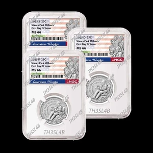 2025 P D S STACEY PARK MILBERN AMERICAN WOMEN AWQ NGC MS66 🔥PRE-SALE🔥 FDOI - Picture 1 of 1