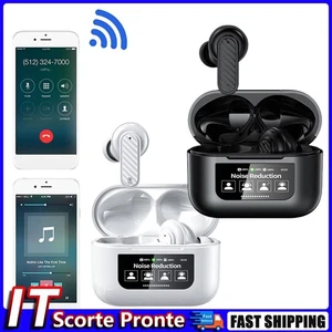 Auricolari traduttore wireless BT 5.4 in tempo reale Traduttore vocale 144 lingu - Afbeelding 1 van 18