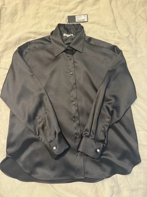 Camisa de vestir de satén Gianni Binni Foto 1 de 3