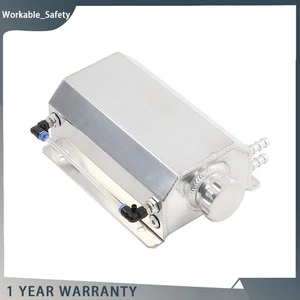 New 2L Aluminum Radiator Coolant Overflow Water Bottle Expansion Reservoir Tank - Picture 1 of 11