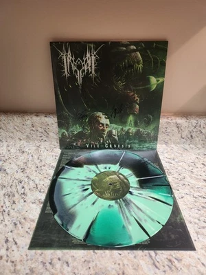 Inferi Vile Genesis Vinyl Record LP New Saturnian Variant New AUTOGRAPHED SIGNED - Image 1 of 4