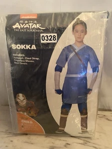 Costume Halloween Nickelodeon Avatar Sokka Spirito Bambino Grande 12-14 Ragazzi Cosplay - Foto 1 di 4