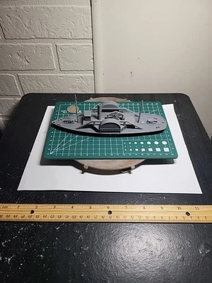 Cañonera de la Guerra Civil impresa en 3D escala 1/144 CSS Pamlico sin pintar Foto 1 de 4